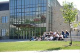 Class outside of Regents Hall