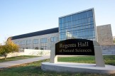 Regents Hall of Natural Sciences Sign